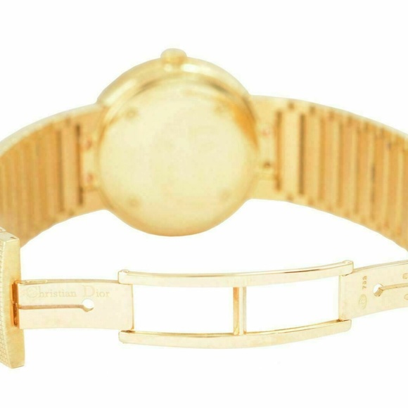 Christian Dior Diamonds Swiss Gold Watch - Picture 2 of 6